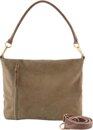 Fredsbruder FREDsBRUDER Beyond Hobo Leather Shoulder Bag Taupe