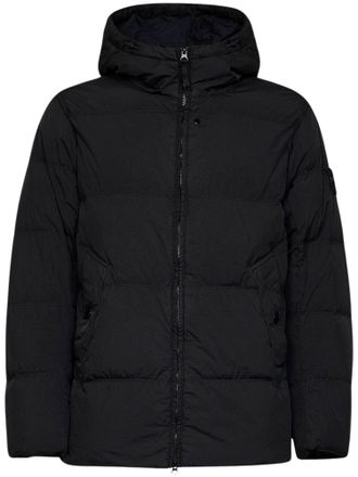 Stone Island Padded Quilted Hooded Jacket