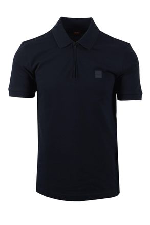 Boss Orange by Hugo Boss PASSERZIP POLO DARK BLUE