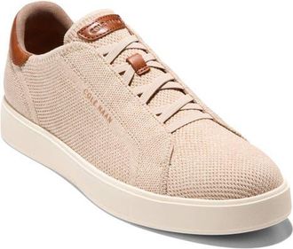 Cole Haan GrandPro Luxe Slip-On Stitchlite Knit Sneaker in Oxford Tan/british Tan/ivory at Nordstrom, Size 10.5