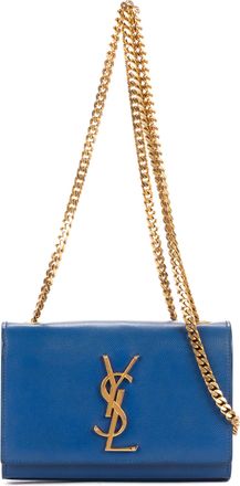 Saint Laurent Pre-owned Womens Kate Mini Shoulder Bag - Blue - One Size