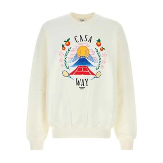 Casablanca Hombre, Sudaderas, Blanco, Talla: S