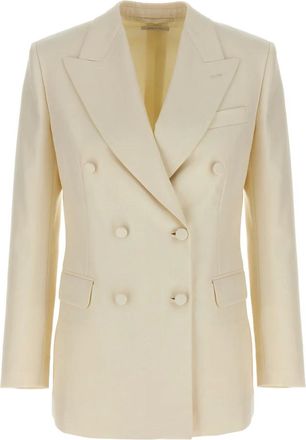 Brioni Dames, Jassen, Wit, Maat: XS Linnen