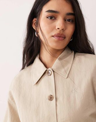Calvin Klein Jeans Giacca da giorno beige-Neutro