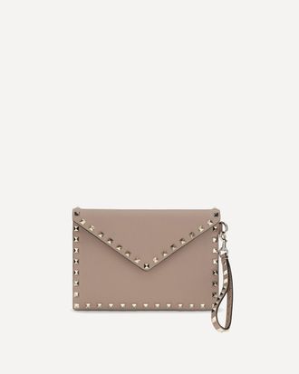 Valentino Garavani Pochette Rockstud in pelle Woman UNI