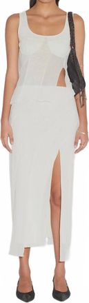 Hansen & Gretel Noma Top In Ecru Net