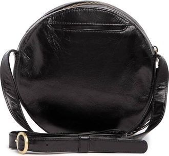 Hobo Womens Moon Crossbody Bag In Black