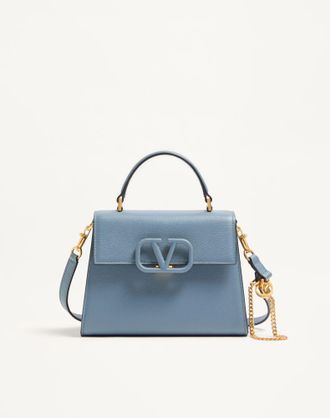 Valentino Garavani Borsa A Mano Piccola Valentino Garavani VSling In Vitello Granato Donna STONE UNI