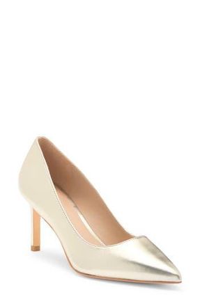 Stuart Weitzman Leigh 75 Pointed Toe Pump in Platino at Nordstrom Rack, Size 8.5