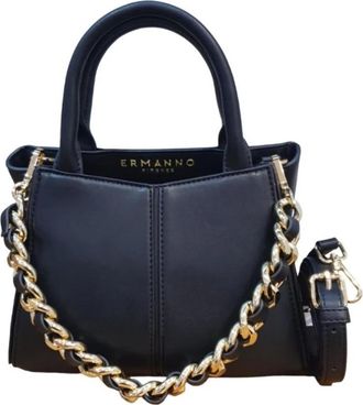 Ermanno Scervino Kleine Tote Bag River Style - Dames - Handtassen - Zwart - ONE Size - Leer - Tassen