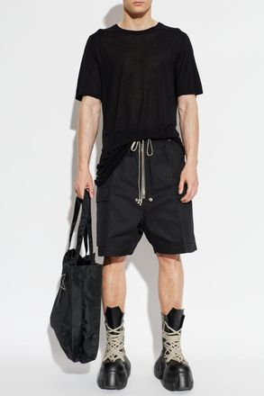 Rick Owens Transparent T-shirt, Mens, Black