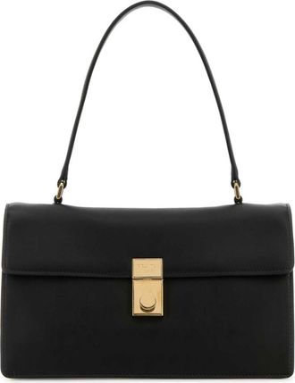 Prada Black Soft Medium Shoulder Bag