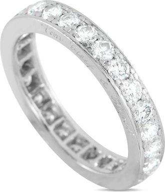 Van Cleef & Arpels Platinum Eternity ring met diamant - Zilver
