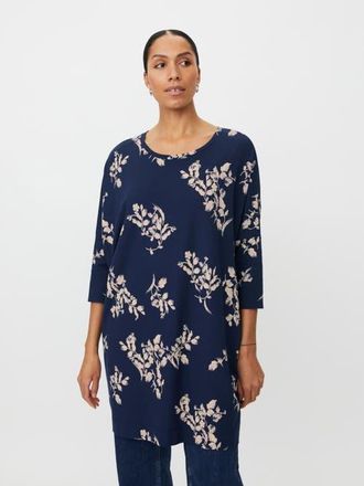 Masai MaGabini Floral Tunic Top in Navy Blazer at Nordstrom, Size X-Small
