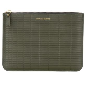 Comme Des Gar&ccedil;ons Wallets & Cardholders, unisex, Green, Size: ONE SIZE Bustina Wallet