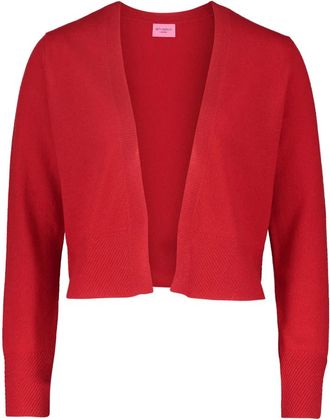 Betty Barclay Truien & Vesten, Dames, Rood, 3Xl, Kasjmier, V-hals Bolero Sweater