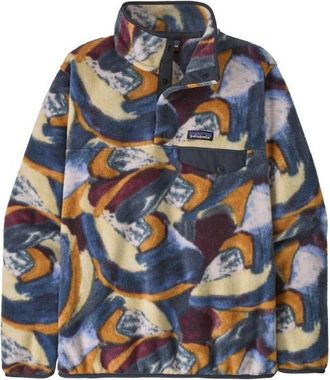 Patagonia Lightweight Synchilla Snap-T Fleece Pullover Fleecepullover f&uuml;r Damen | grau