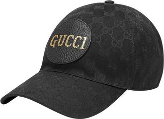 Gucci (WMNS) Gucci GG Canvas Baseball Cap Black 576253-4HG53-1060