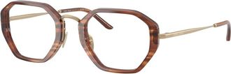 Giorgio Armani Optical Frame - Dames - Brillen - Geel - 48 MM - Accessoires