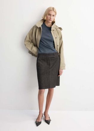 Mango Maglietta cotone effetto lavato blu - Donna - XS - MANGO