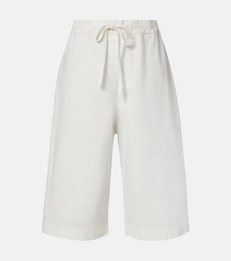 The Row Faldra cotton Bermuda shorts