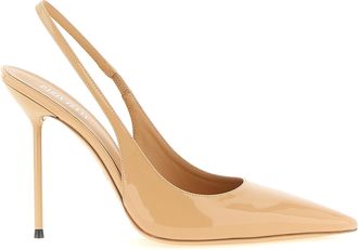 PARIS TEXAS Beige Calfskin High Heel Womens Pumps