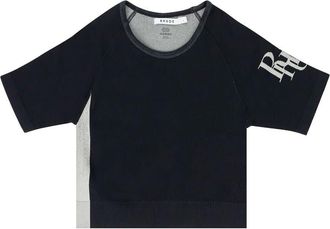 Rhude Womens Black Techknit Fitted Top, Size S