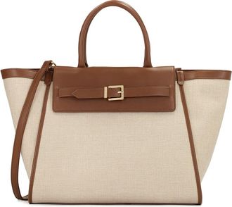 Kazar Fabric Tote Bag Irene - Dames - Shoppers - Beige - ONE Size - Leer - Tassen