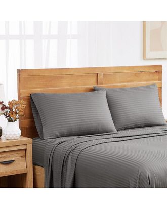 Royal Velvet Signature Dobby Stripe Pillowcase Pair