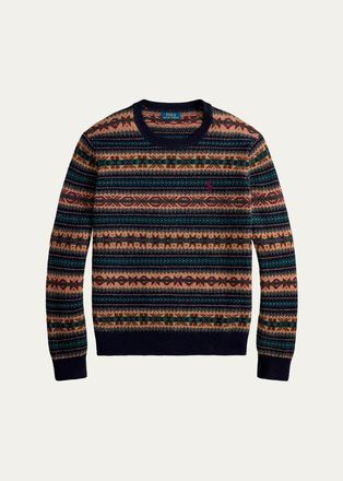 Polo Ralph Lauren Mens Fair Isle Wool Sweater