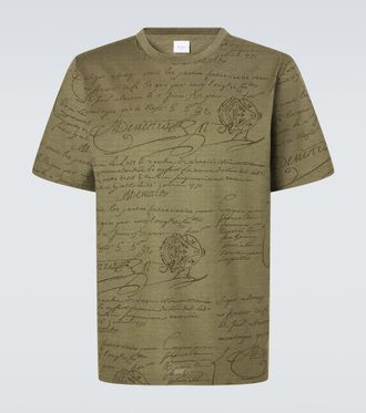 Berluti Printed cotton jersey T-shirt