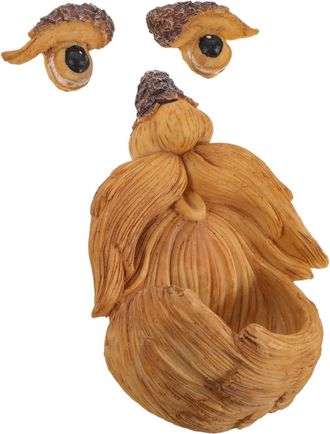 OEM 1 Set Faccia Di Albero Ornamento Per Mangiatoia Per Uccelli Bagliore Al Buio Faccia Di Albero Facce Di Arte Dellalbero Mangiatoie Per Scoiattoli Per E
