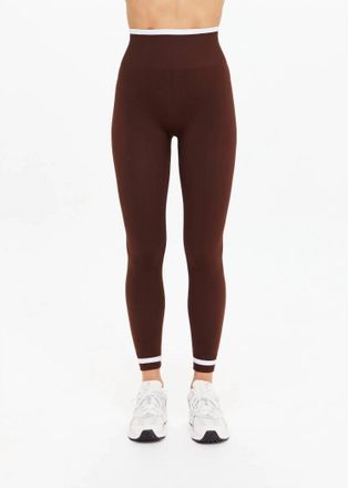 The Upside Form Seamless Midi Pants In Cocoa