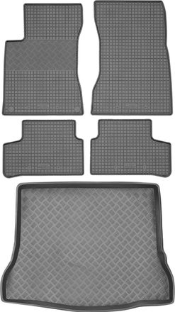 OEM Juego De Alfombrillas De Goma Para Coche Y Alfombrilla Para Maletero Para Mercedes Clase A W177 Sed&aacute;n (2018)