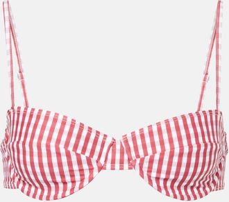 Faithfull The Brand Top bikini Farrah a quadretti