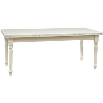Biscottini International Biscottini - Tavolo allungabile sala da pranzo 200x90 cm Tavolo cucina allungabile in legno massello