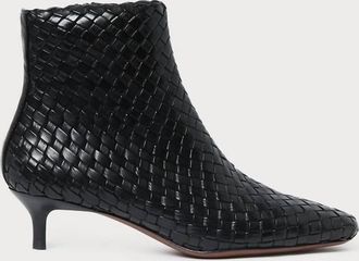 Loeffler Randall Womens Marcella Woven Ankle Boots In Black