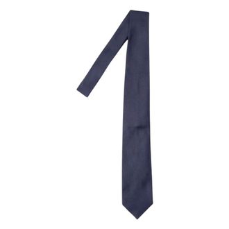 Tom Ford Solid Super Reps Tie 8cm - male - Tom Ford - Ties - Blue - ONE SIZE - Accessories