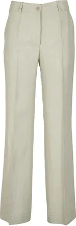 P.A.R.O.S.H. Wide Trousers, female, Beige, Size: XS Palazzo Trousers in Black