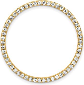 Diamond2Deal 14k Gold Lab Grown Diamond Pendant (1ct, VS, G-H)