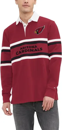 Tommy Hilfiger Mens Tommy Hilfiger Cardinal Arizona Cardinals Cory Varsity Rugby Long Sleeve T-Shirt at Nordstrom, Size Xx-Large