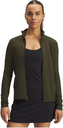 Under Armour Motion Jacket Womens Clothing Expedition Green/Black : MD (US 8-10), Polyester/Elastane