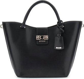 Guess Zwarte Jane Hobo Handtas - Dames - Handtassen - Zwart - ONE Size - Tassen