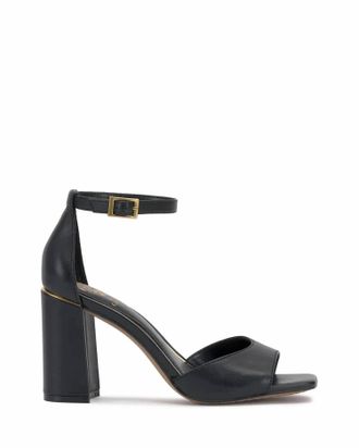 Vince Camuto Womens Haydin Ankle Strap Sandal In Black