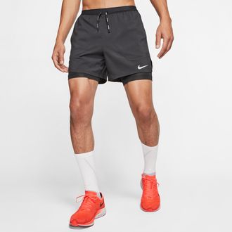 Nike Mens Flex Stride 5 2-In-1 Running Shorts in Black | CJ5467-010