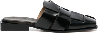 Hereu Coraia leather mules - women - Leather/Leather/Leather - 37 - Black