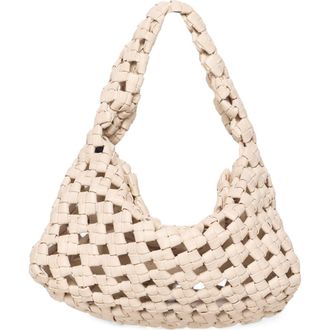 Walter Baker Mackenzie Woven Knot Shoulder Bag in Oyster at Nordstrom Rack