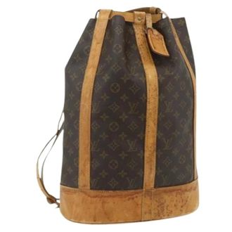 Louis Vuitton Pre-owned Bucket Bags, female, Brown, Size: ONE SIZE Pre-owned Randonnee GM Shoulder Bag