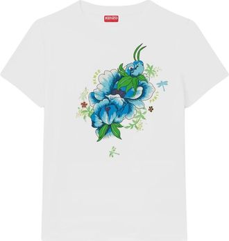Kenzo Stijlvolle T-shirts en Polos - Dames - T-shirts - Wit - S - Tops