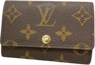 Louis Vuitton Vintage, unisex, Bruin, ONE Size, Pre-owned Stoffen Sleutelhanger